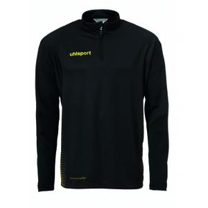 100214607-veste-uhlsport-score-1-4-zip-noir-jaune-fluo