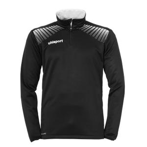100516401-veste-1-4-zippe-uhlsport-goal-noir-blanc