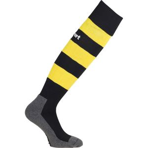 100610006-chaussettes-uhlsport-team-pro-essential-stripe-noir-jaune-citron