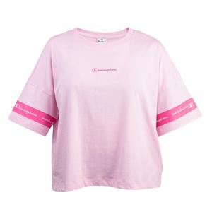 115058s22-ps032-t-shirt-femme-champion-crewneck-rose-xs