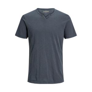 t-shirt-jack-jones-split-neck-bleu-marine