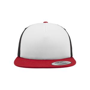 6005fw-00366-casquette-flexfit-foam-with-white-front-rouge-blanc-noir-tu