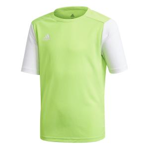 maillot-junior-adidas-estro-19-vert-fluo-blanc