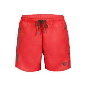 006371-480-short-de-bain-arena-pro-file-fluo-red-dark-olive