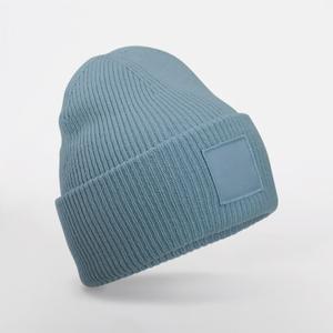 b336r-dustyblue-bonnet-a-large-revers-avec-patch-ton-sur-ton-beechfield-dusty-blue-tu