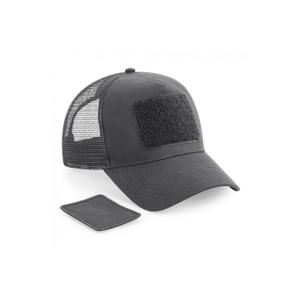 b641-graphitegrey-casquette-filet-reglable-a-l-arriere-avec-patch-amovible-beechfield-graphitegrey-tu