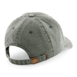 b655-vintageolive-casquette-de-baseball-vintage-profil-bas-beechfield-vintage-olive-tu