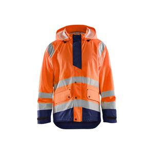 432320005389-4323-veste-impermeable-reflechissante-niveau-1-blaklader-orange-fluo-marine