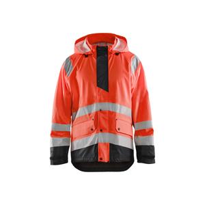 432320005599-4323-veste-impermeable-reflechissante-niveau-1-blaklader-rouge-fluo-noir