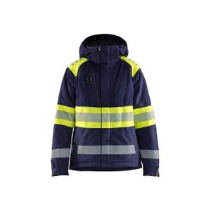 447019778933-4470-veste-impermeable-femme-blaklader-hi-vis-class-1-marine-jaune