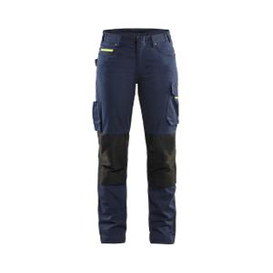 719513308633-7195-pantalon-avec-poche-au-genou-femme-blaklader-dk-navy-hv-yellow