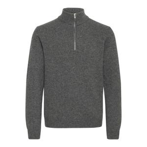 20505249-50817-pull-tricot-de-laine-d-agneau-demi-zip-casual-friday-karl-pewter-mix