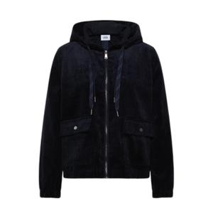 212798-16831-veste-a-capuche-en-velours-cotele-femme-cecil-urban-dark-blue