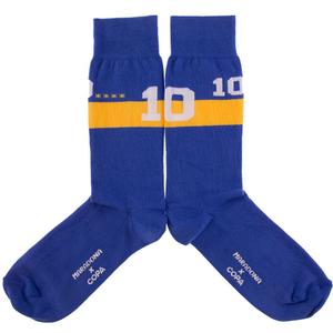 5429-001-chaussettes-numero-10-copa-boca-juniors-maradona-bleu-40-46