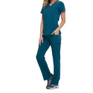 dke625-caribbeanblue-t-shirt-cache-coeur-femme-dickies-medical-caribbean-blue