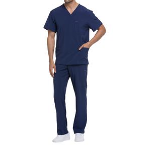 dke645-navy-t-shirt-col-v-dickies-medical-navy-blue