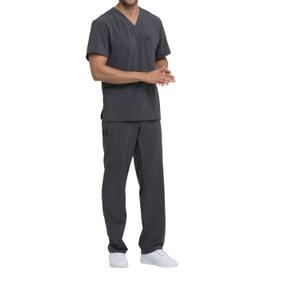 dke645-pewter-t-shirt-col-v-dickies-medical-pewter-gris