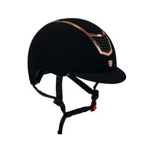 etu00004-black-rosegold-casque-d-equitation-equestro-modello-eclipse-plain-velvet-black-rosegold