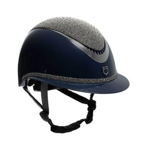 etw02012-navy-silver-casque-d-equitation-femme-equestro-luxury-navy-silver