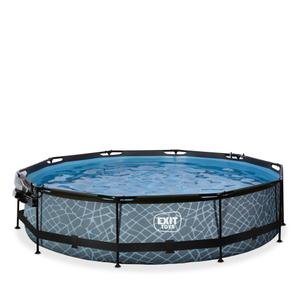 30-32-12-00-piscine-avec-pompe-filtrante-et-dome-enfant-exit-toys-stone-360-x-76-cm-grise-tu