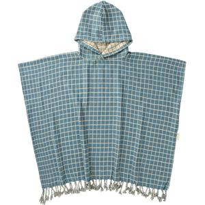 fb1142-blue-spruce-poncho-enfant-fabelab-grid-blue-spruce-4-6-ans