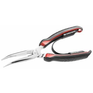 1051302-pince-a-becs-coudes-facom-noir-rouge-200-mm