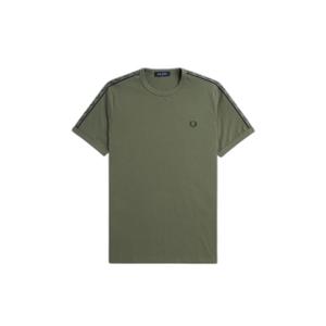 fpm4613-w49-t-shirt-fred-perry-contrast-tape-laurel-wreath-green-nig