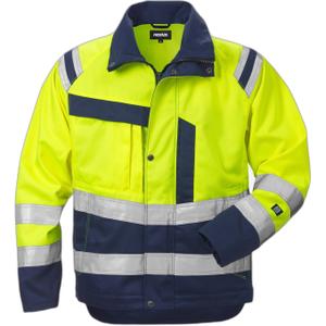 119621-171-veste-reflechissante-classe-3-fristads-4026-plu-jaune-haute-visibilite-bleu-marine