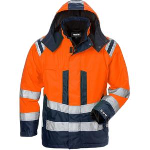 126547-271-veste-de-travail-femme-fristads-airtech-classe-3-4037-gtt-orange-haute-visibilite-bleu-marine