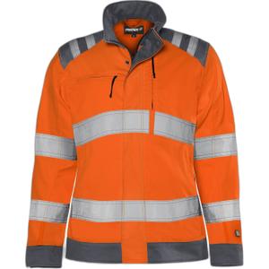 131984-286-veste-reflechissante-classe-3-femme-fristads-green-4068-gplu-orange-haute-visibilite-gris