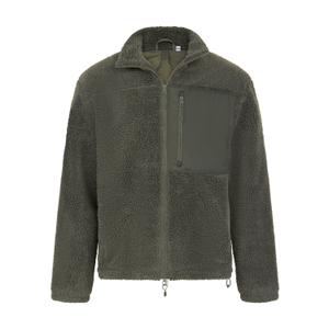 fr854-dark-olive-polaire-sherpa-front-row-dark-olive