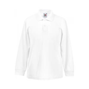 sc63201-white-polo-manches-longues-enfant-fruit-of-the-loom-65-35-white
