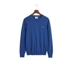 8030561-407-pull-col-rond-en-coton-gant-classic-rich-blue