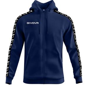 ba10-0004-sweatshirt-a-capuche-bande-full-zip-enfant-givova-navy-blue