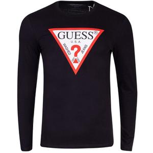 m2yi31-i3z14-jblk-t-shirt-manches-longues-col-rond-guess-original-logo-jet-black