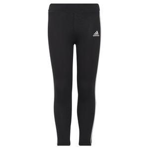h65800-legging-fille-adidas-essentials-3-stripes-noir-blanc