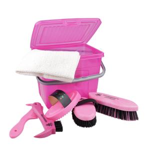 16110051-set-de-soin-toilette-pour-cheval-haas-grooming-pink-rose-tu