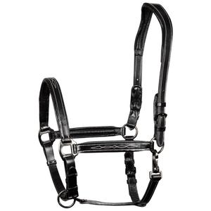 28500001-zwart-licol-pour-cheval-en-cuir-harry-s-horse-supreme-zwart