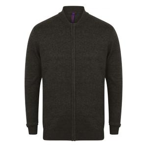 h718-greymarl-cardigan-zippe-henbury-grey-marl
