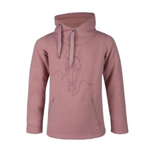 590715-511-sweatshirt-equitation-fille-red-horse-cozy-511-garnet-rose