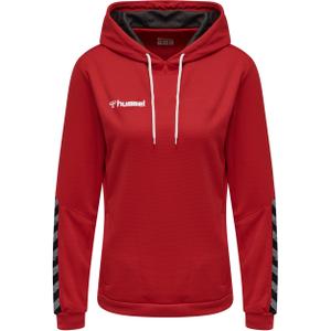 204932-3062-sweatshirt-a-capuche-femme-hummel-hmlauthentic-poly-rouge