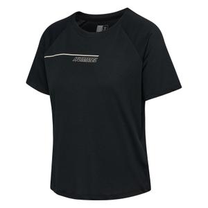 226888-1265-t-shirt-femme-hummel-court-light-weight-light-grey-black