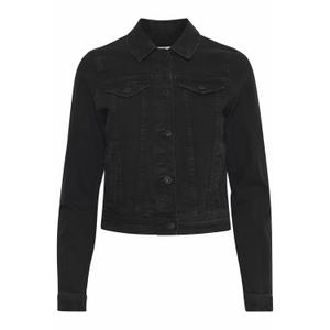 20111235-10011-veste-en-jean-femme-ichi-stampe-black