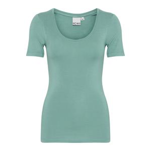 20120345-165515-t-shirt-femme-ichi-zola-plain-beryl-green