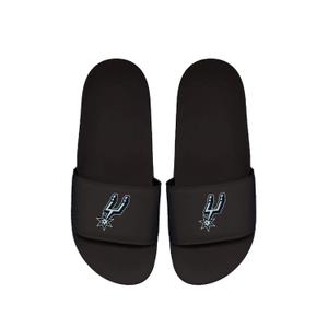 375433-01-intspursprimary-noir-gris-noir-claquettes-san-antonio-spurs-motto-noir-gris-noir