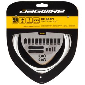 ja8142-wht-kit-cable-de-derailleur-jagwire-2x-sport-blanc-tu