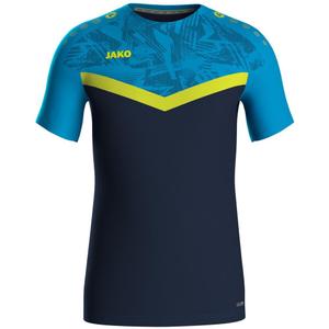 6124-f-914-maillot-femme-jako-iconic-bleu-marine-bleu-ciel-jaune-fluo