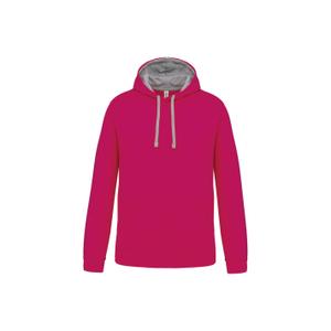 k446-fuchsia-finegrey-sweatshirt-a-capuche-kariban-contrastee-rose-fuchsia-gris-clair