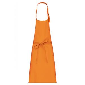 k8000-orange-tablier-kariban-polycoton-sans-poche-orange-tu