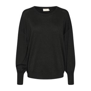 10507977-100121-pull-en-maille-col-rond-femme-kaffe-regina-black-deep
